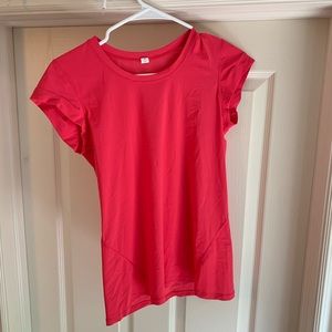 Pink lululemon shirt